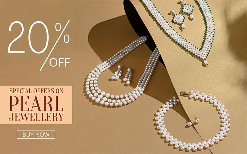Pearl Jewellery Offers at Krishna Pearls