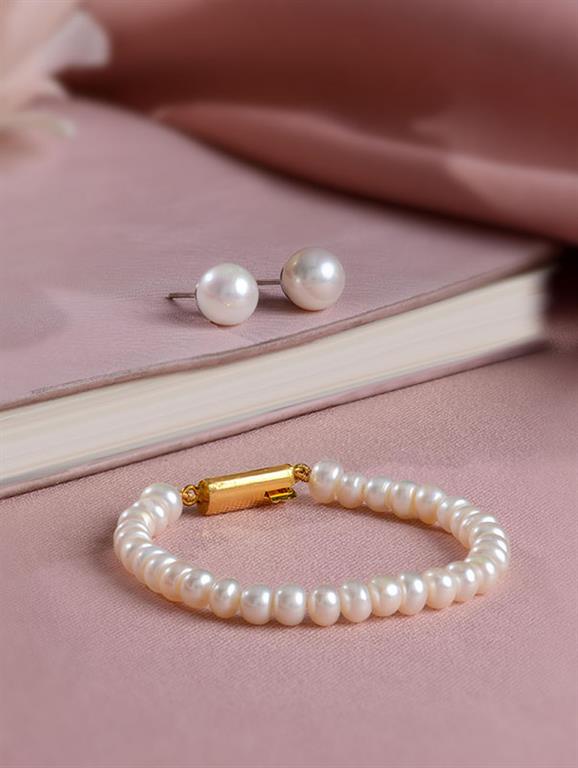 shop Pearl Jewellery Bracelets Online at Krishna Pearls
